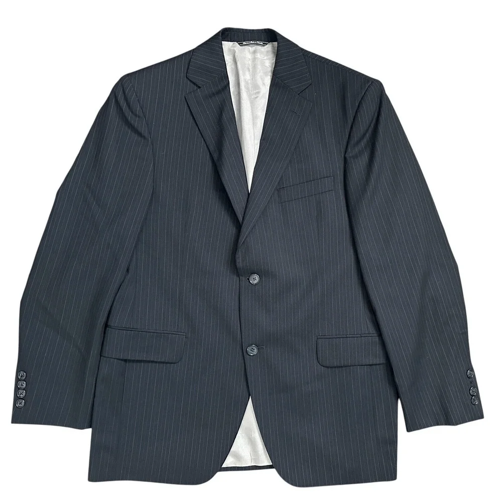 Jack Victor Blazer 40R Pure Wool Mens Button Suit Coat Jacket & Slacks‎ 34R READ